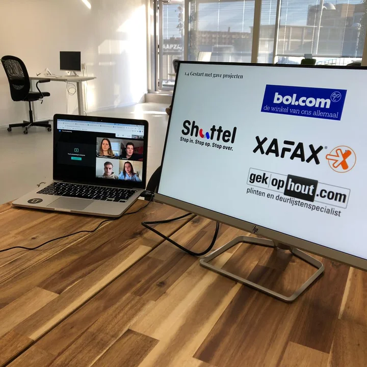 Een online meeting tijdens corona