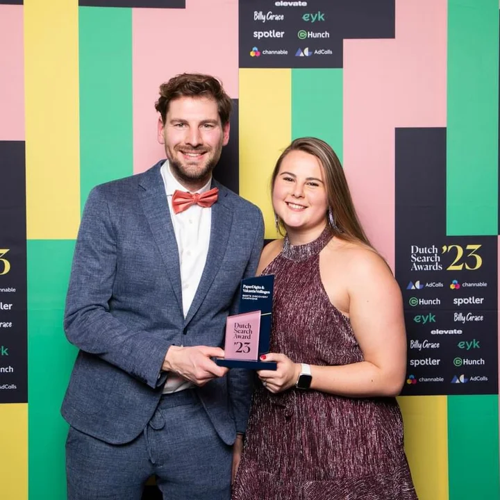 Eerste award bij de Dutch Search Awards 2023