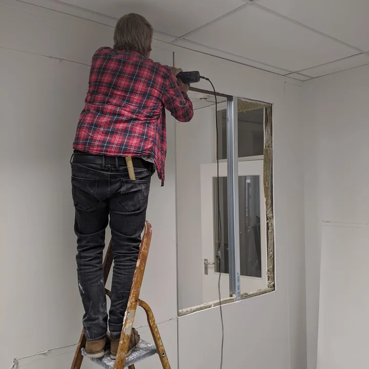 Verbouwing van het kantoor aan de Noorderstraat