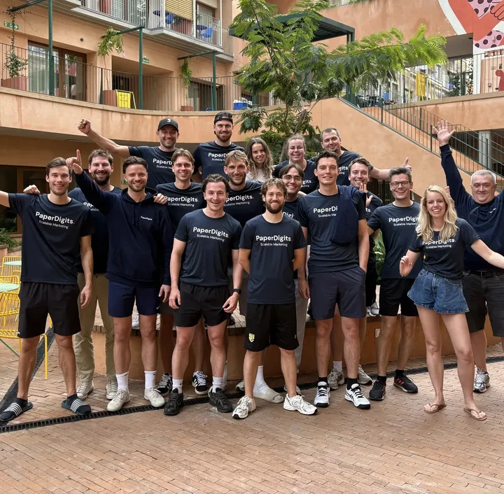Het team van PaperDigits in Valencia